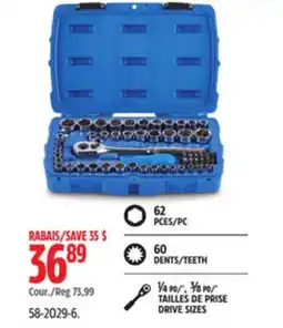 Canadian Tire MASTERCRAFT General Use Socket Sets offer