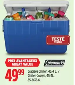 Canadian Tire Coleman Chiller Cooler, 45.4L offer