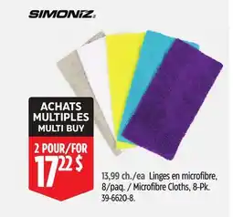 Canadian Tire Microfibre Cloths offer