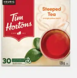 Canadian Tire Tim Hortons Steeped Tea K-Cup Pods offer
