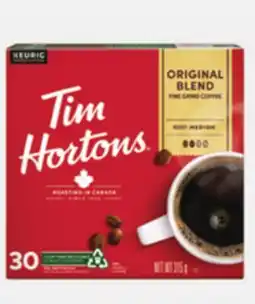 Canadian Tire Selected Tim Hortons K-Cup Coffee Pods, 30-Ct offer