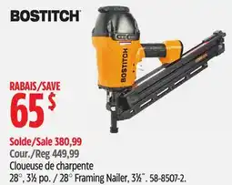 Canadian Tire 28° Framing Nailer, 3 1⁄2˝ offer
