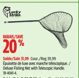 Canadian Tire Deluxe Fishing Net with Telescopic Handle offer