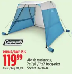 Canadian Tire 7 x 7´ Backpacker Shelter offer