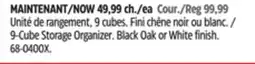 Canadian Tire FOR LIVING 9-Cube Storage Organizer offer
