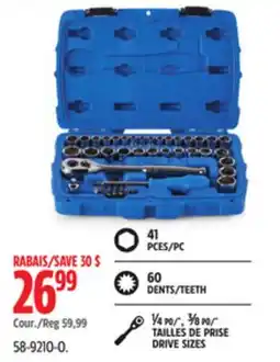 Canadian Tire Mastercraft General Use Socket Sets offer