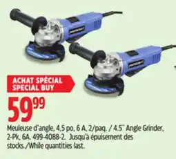 Canadian Tire 4.5˝ Angle Grinder offer