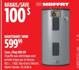 Canadian Tire 182L Top-Entry Electric Water Heater offer