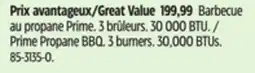 Canadian Tire Prime Propane BBQ offer