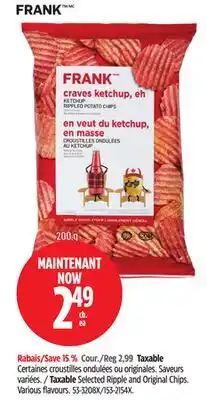 Canadian Tire Taxable Selected Ripple and Original Chips offer