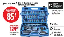 Canadian Tire MASTERCRAFT General Use Socket Sets offer