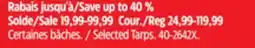 Canadian Tire Selected Mastercraft Tarps offer