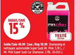 Canadian Tire Mr. Pink Super Suds Car Shampoo, 3.78L offer