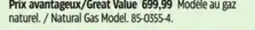 Canadian Tire Napoleon Natural Gas Model offer