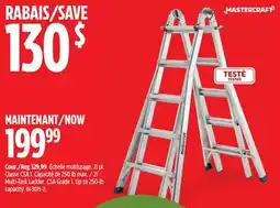 Canadian Tire Mastercraft 21´ Multi-Task Ladder offer