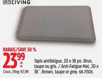 Canadian Tire For Living Anti-Fatigue Mat, 20 x 38˝ offer