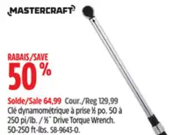 Canadian Tire 1⁄2˝ Drive Torque Wrench offer