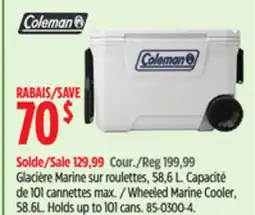 Canadian Tire Wheeled Marine Cooler offer