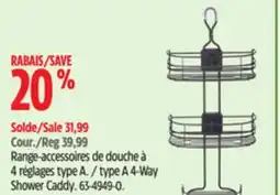 Canadian Tire type A 4-Way Shower Caddy offer