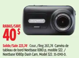 Canadian Tire Nextbase 1080p Dash Cam offer