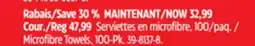Canadian Tire Microfibre Towels offer