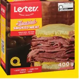 Giant Tiger Lesters Montréal smoked meat or shaved steak offer