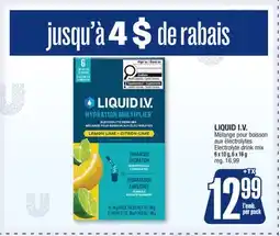 Jean Coutu LIQUID I.V. Electrolyte drink mix offer