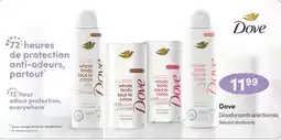 Jean Coutu Dove Selected deodorants offer