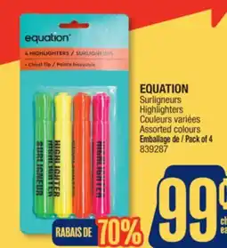 Jean Coutu EQUATION Couleurs variées offer