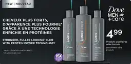 Jean Coutu DOVE MEN+ CARE Selected hair care products offer