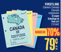Jean Coutu FIRSTLINE Cahiers Canada Canada notebooks offer