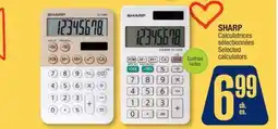 Jean Coutu SHARP Selected calculators offer
