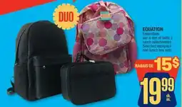Jean Coutu ÉQUATION Selected backpack and lunch box sets offer