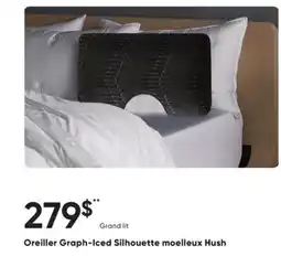 Dormez Vous Oreiller Graph-Iced Silhouette moelleux Hush offer