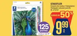 Jean Coutu STAEDTLER Triangular coloured pencils offer