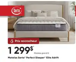 Dormez Vous Matelas Serta Perfect Sleeper Elite Adrift offer