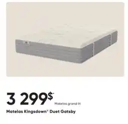Dormez Vous Matelas Kingsdown Duet Gatsby offer