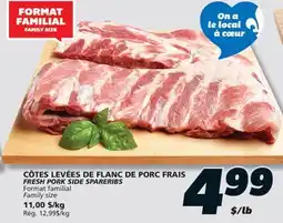 IGA FRESH PORK SIDE SPARERIBS offer