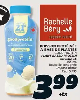 IGA GOOD PROTEIN PLANT-BASED PROTEIN BEVERAGE offer