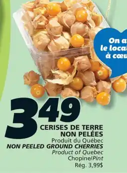 IGA NON PEELED GROUND CHERRIES offer