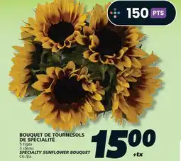 IGA SPECIALTY SUNFLOWER BOUQUET offer