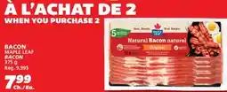 IGA MAPLE LEAF BACON offer