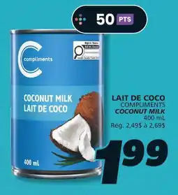 IGA COMPLIMENTS COCONUT MILK offer