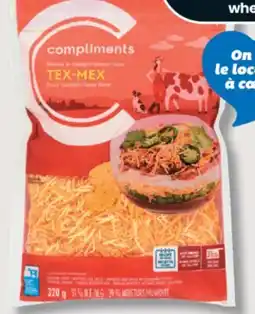 IGA COMPLIMENTS SHREDDED CHEESE offer