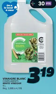 IGA COMPLIMENTS WHITE VINEGAR offer