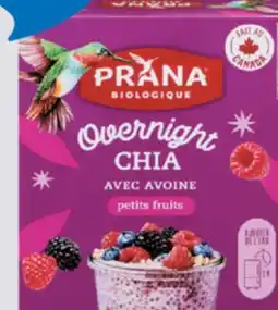 IGA PRANA (5 x 50 g or 260 g) ORGANIC AND FAIRTRADE OAT AND CHIA BLEND offer