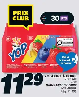 IGA YOPLAIT YOP DRINKABLE YOGURT offer