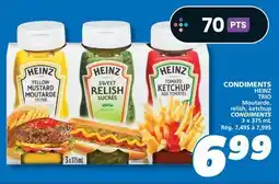 IGA HEINZ TRIO CONDIMENTS offer