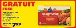 IGA MAPLE LEAF READY CRISP PRECOOKED BACON offer