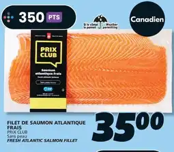 IGA PRIX CLUB FRESH ATLANTIC SALMON FILLET offer